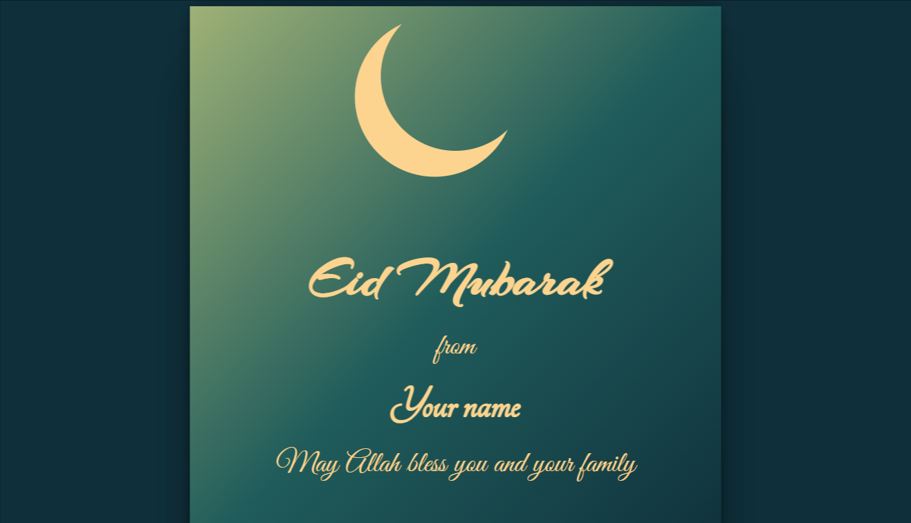 Eid Mubarak App